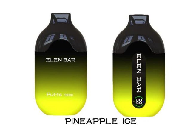 پاد یکبار مصرف 18000 الن بار آناناس یخ  ELEN BAR PINEAPPLE ICE