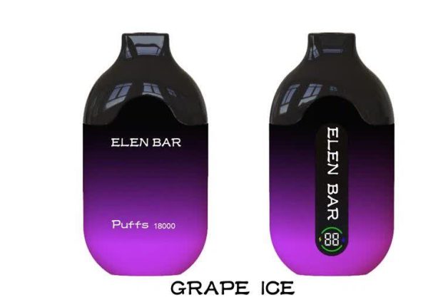 پاد یکبار مصرف 18000 الن بار انگور یخ ELEN BAR GRAPE ICE