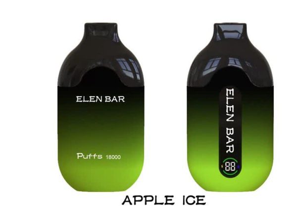 پاد یکبار مصرف 18000 الن بار سیب یخ ELEN BAR APPLE ICE